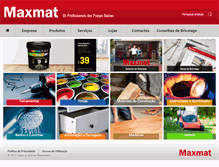 Tablet Screenshot of maxmat.pt